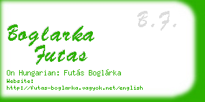 boglarka futas business card